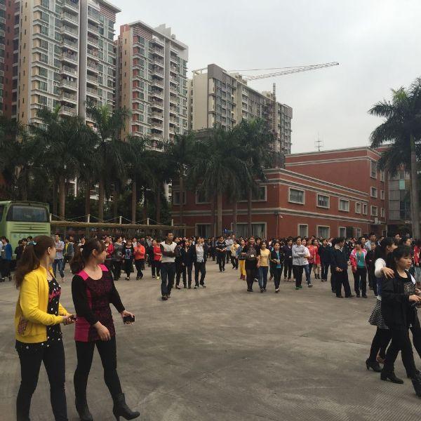 广东中山近万工人罢工游行遭镇压
