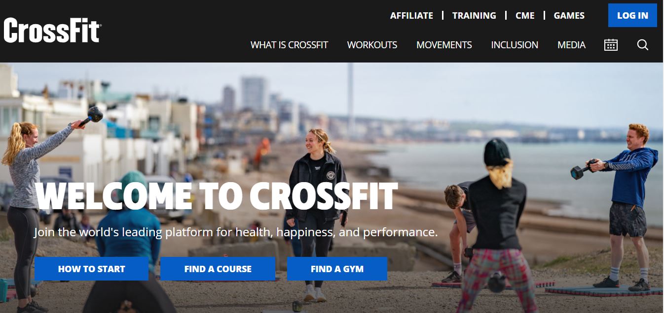 CrossFit website.