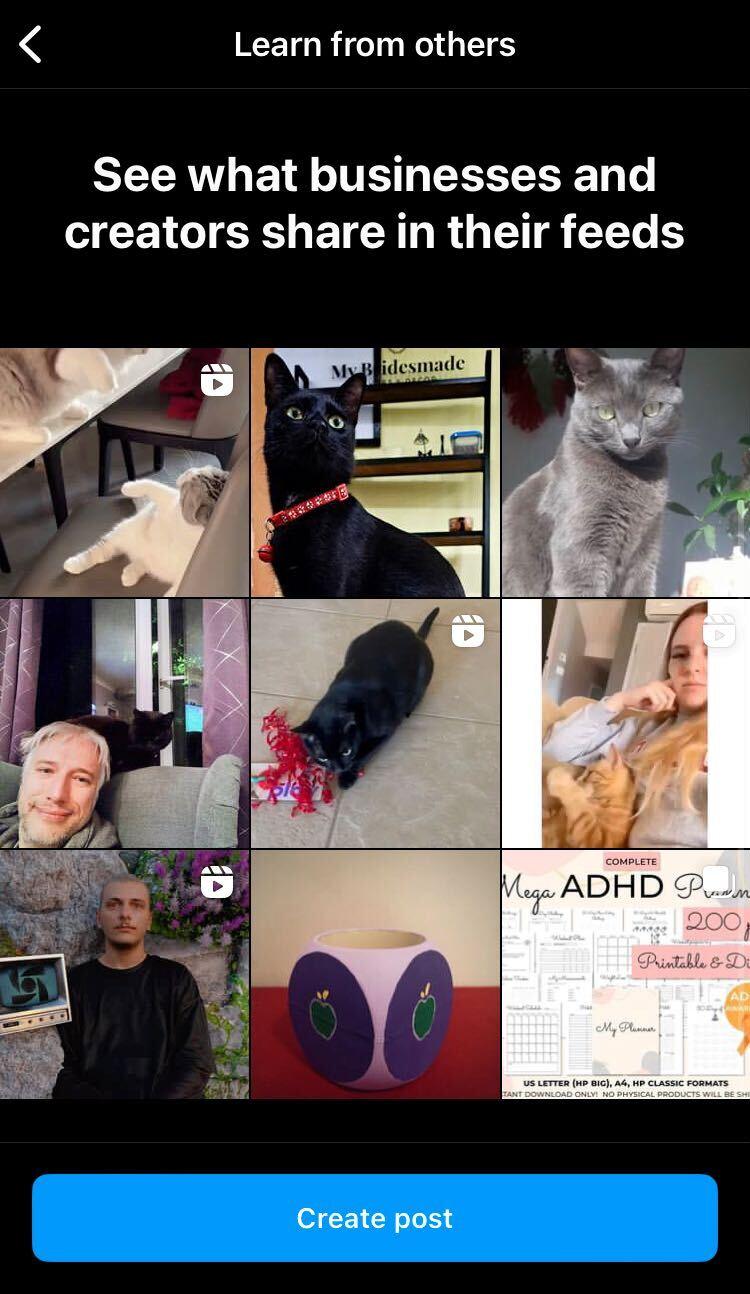 Instagram business account
