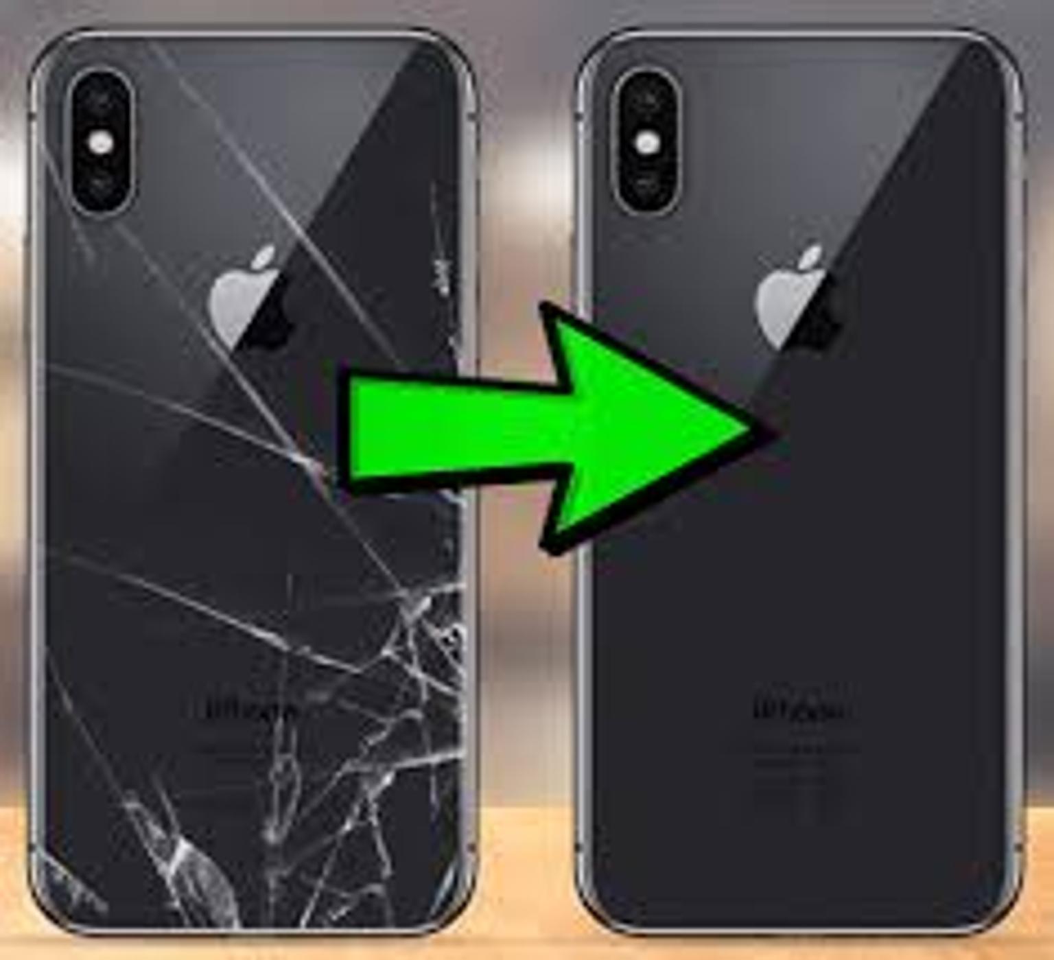 Iphone cracked glass back