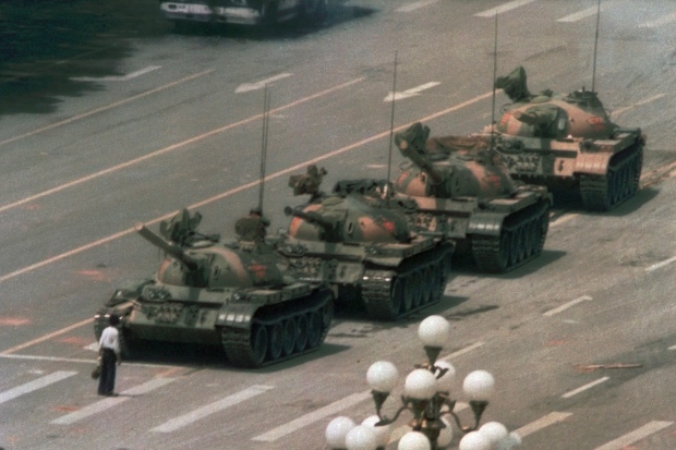 China Tiananmen Then and Now