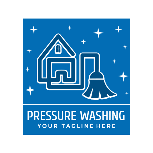 house cleaning pressure washer logo