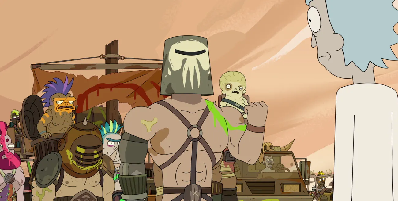 Rick and Morty Mad Max Characters Include Lord Humungus, Corpus Colossus and Master Blaster