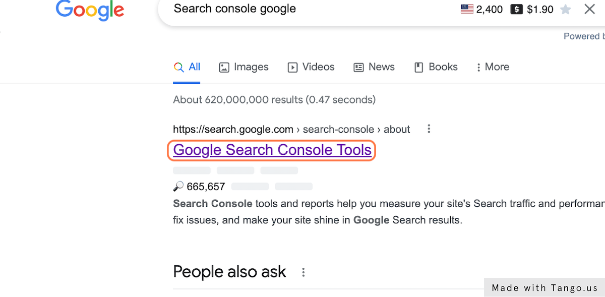 How to add website to Google Search Console step 4 Click on Google Search Console Tools