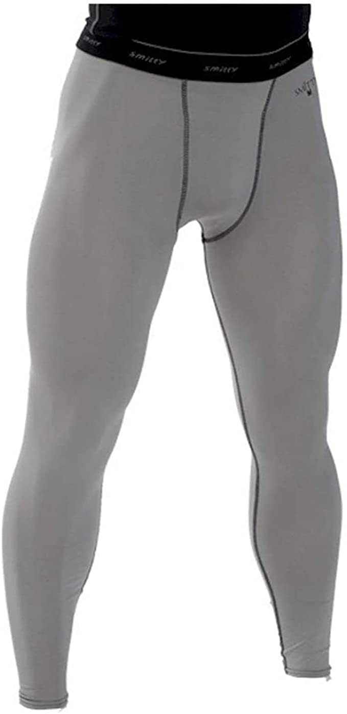 Smitty | BBS-416 | Grey | Compression Ankle Tights w/Cup Pocket | Spandex