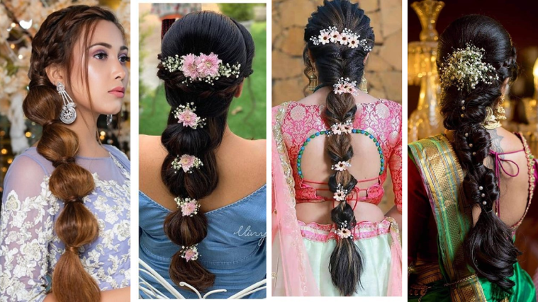 21 Stylish And Beautiful Indian Hairstyle For Saree - Tikli