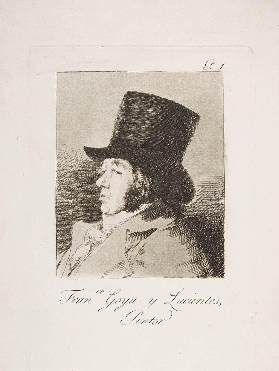 francisco de goya self portrait