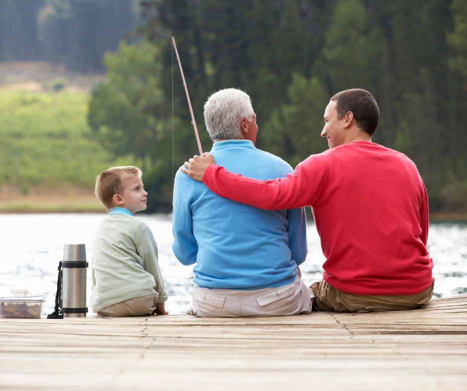 Family fishing