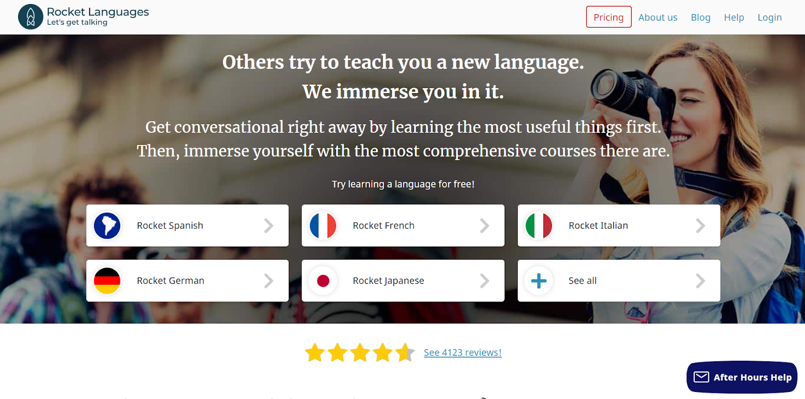 Rocket language - language learning software