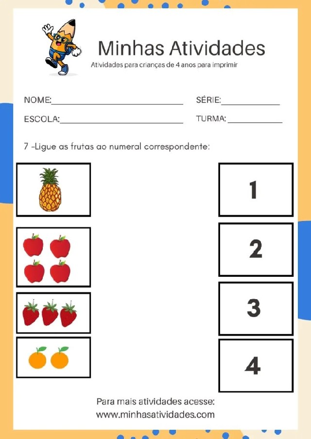 atividades para educação infantil 4 e 5 anos para imprimir
