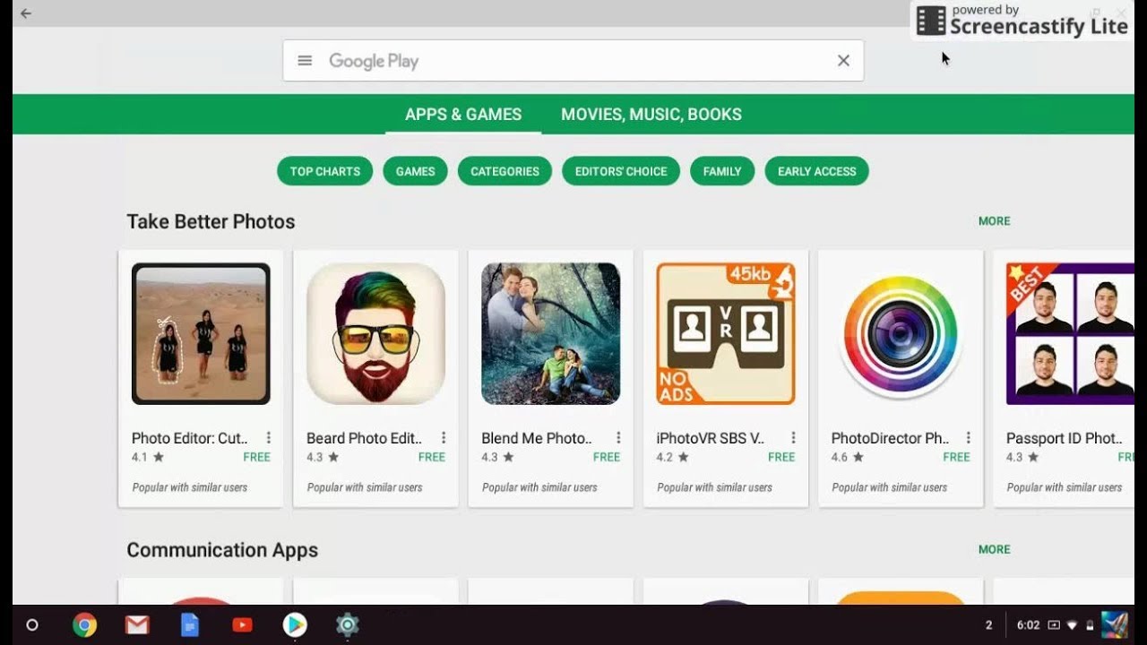 Google Play Store is the only source of viable applications for Chome OS.