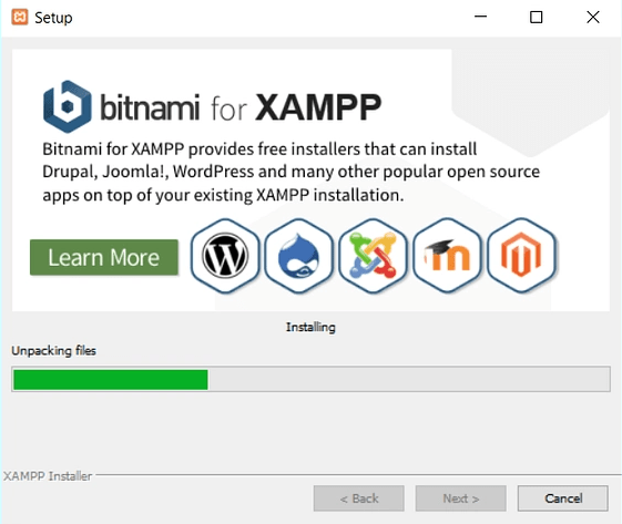installing xampp