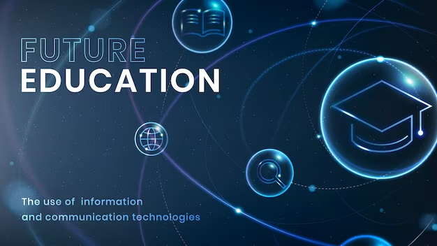 Future technology education template vector promotion banner