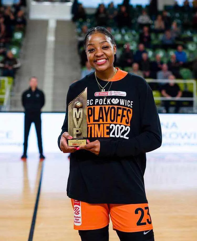 Stephanie Mavunga Named The Regular Season MVP in Polish Basketball League