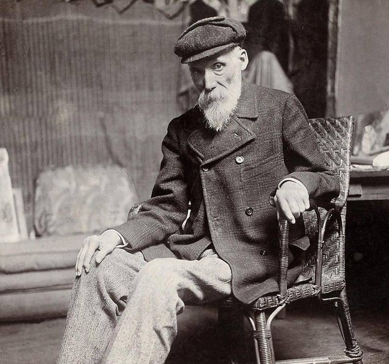 Photo of Pierre-Auguste Renoir in his later years