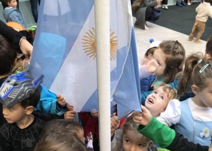 Fête des drapeaux en Argentine