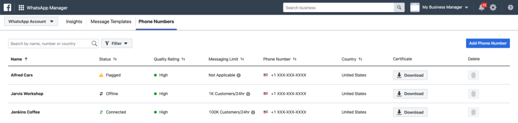 whatsapp business quality rating 