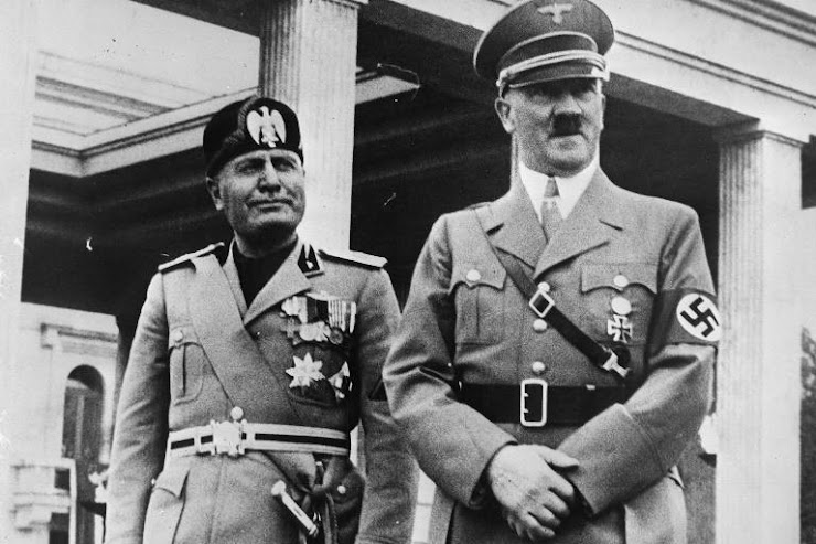 Adolf Hitler e Benito Mussolini