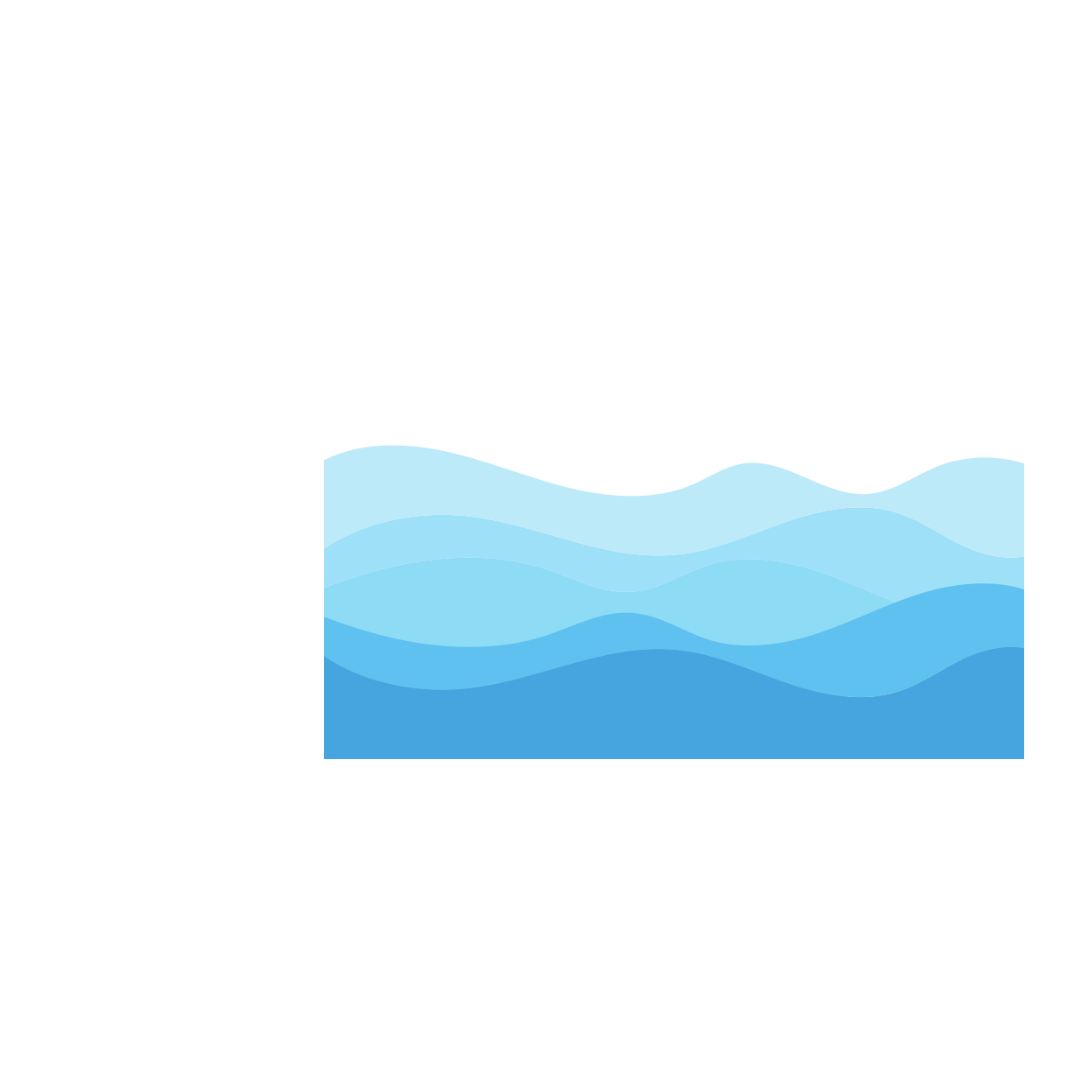 the image shows the water