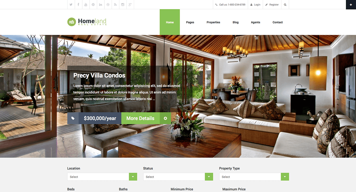 homeland-realestate-wordpress-theme