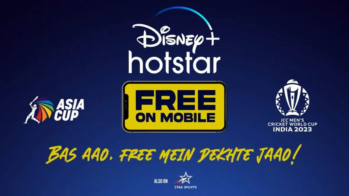 Free Streaming of Asia Cup 2023 and ICC Mens Cricket World Cup on Disney+ Hotstar Mobile App