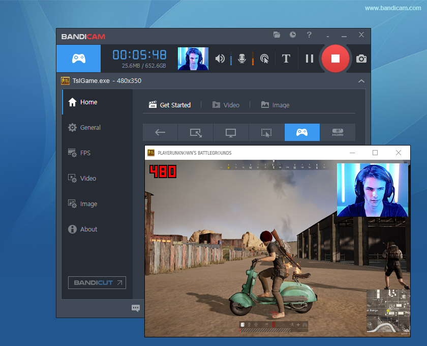 bandicam screen recording software