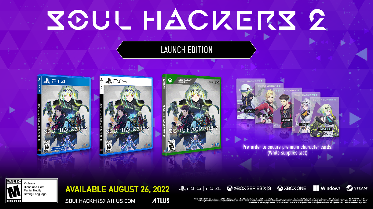 Soul Hackers 2 Pre-orders are Now Open With an Exclusive Persona 5
