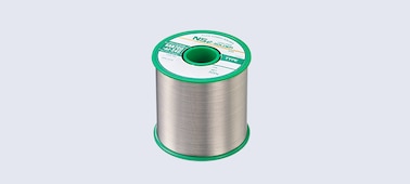 A spool of high quality sound solder containing gold