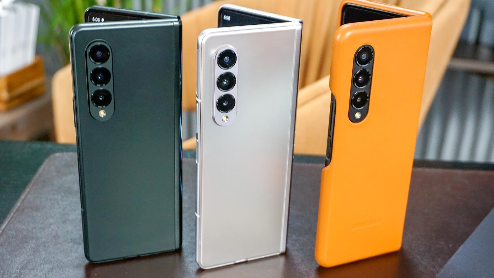 This image shows the Samsung Galaxy Z Fold Phones.