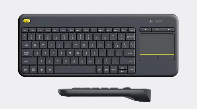 Thông số và chi tiết bàn phím cảm ứng không dây Logitech Wireless Touch Keyboard K400 Plus 2345