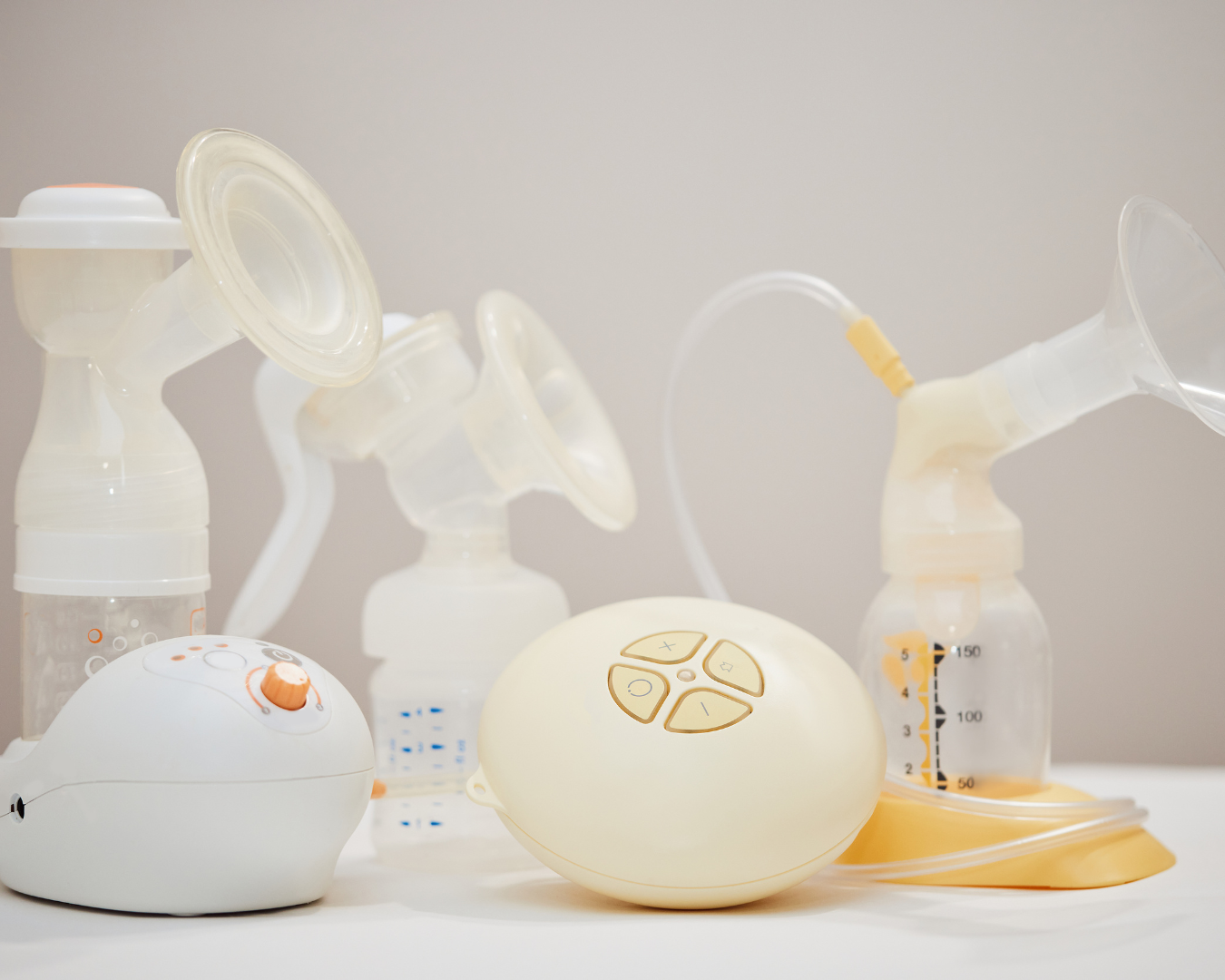 different types of breast pumps