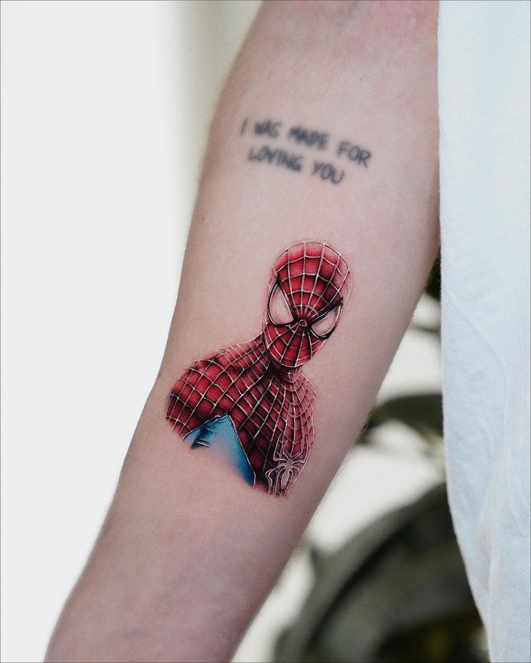 Cartoon Spiderman Tattoo 2