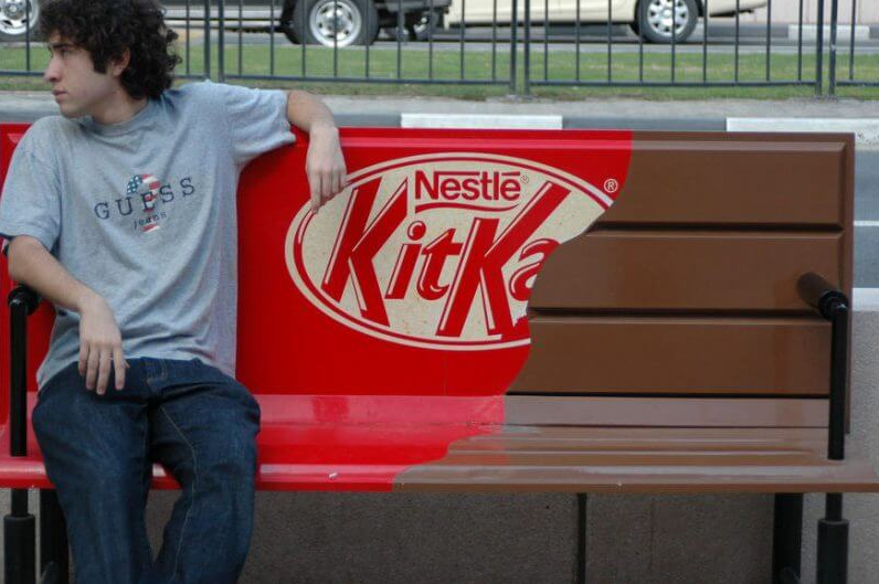 kitkat guerilla marketing