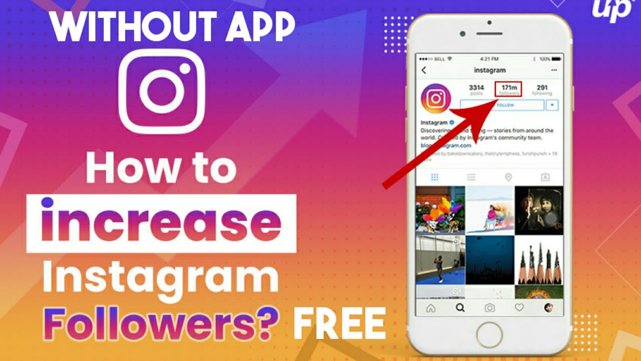 how to increase followers on instagram without any app