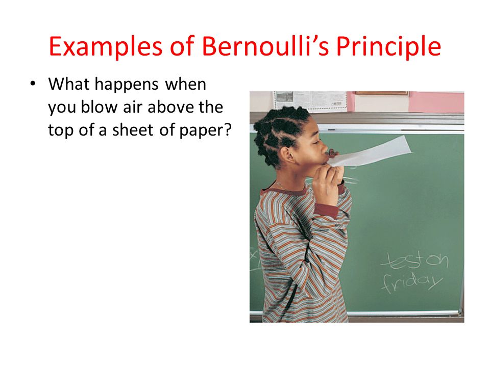 Image result for bernoullis paper example