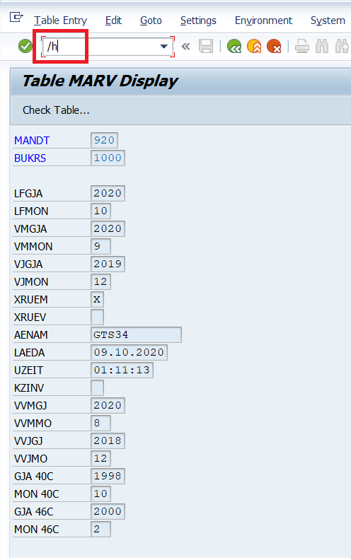 Edit SAP Table in Debug Mode Using SE16
