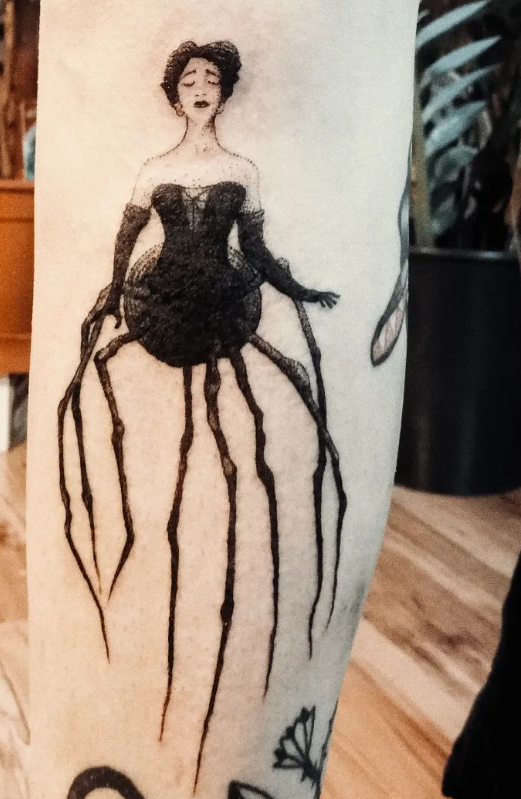 Queen Of Spider Tattoo
