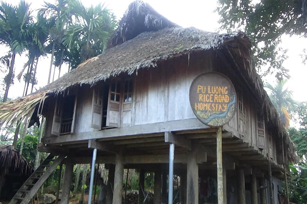 Lối vào của Puluong RiceRoad Homestay
