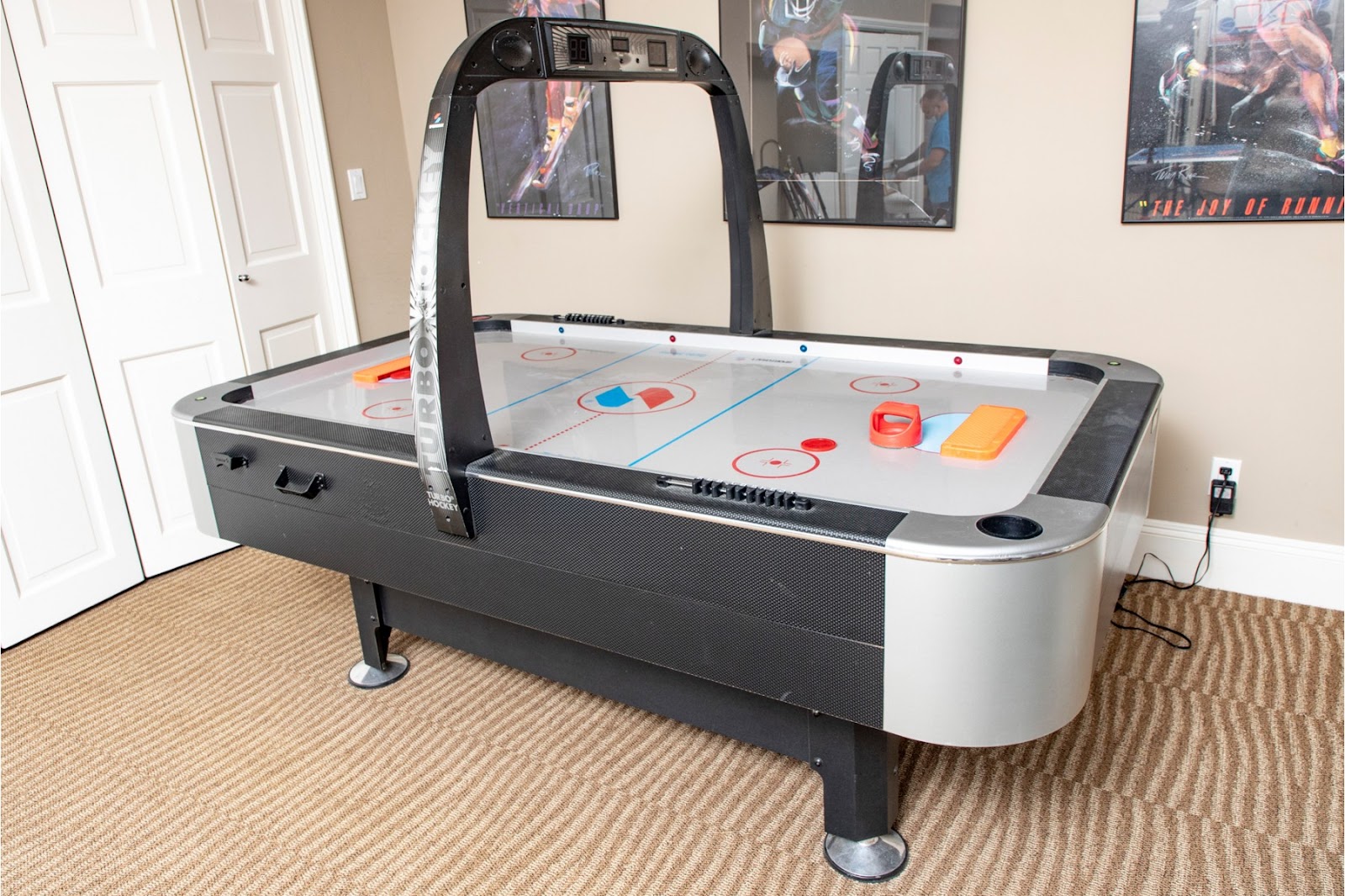 Sportcraft Turbo Air Hockey Game with Audio & Visual Effects