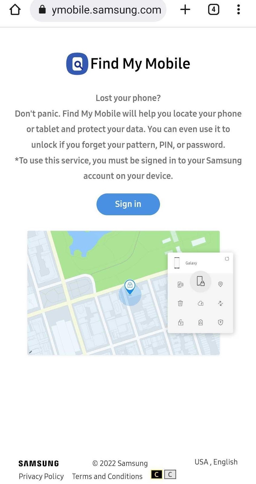 How to locate lost Samsung Phone- Find my mobile
