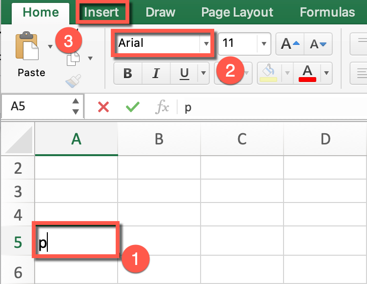 Por favor Lugar de la noche Apropiado How To☝️ Type X-bar, Y-bar, P-hat, and Other Statistical Symbols in Excel