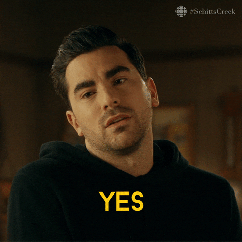 Gif of man saying, "Yes, I would like that very much"