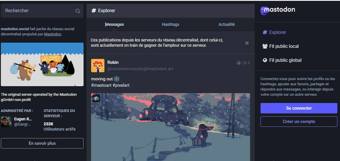 mastodon décentralisé