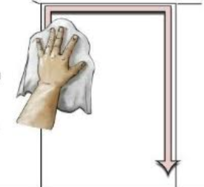 Step 8 on how to put up wall26 wall mural