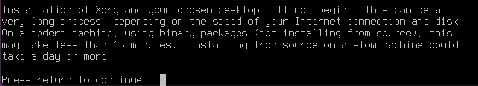 Install FreeBSD with desktop environment. Source: nudesystems.com
