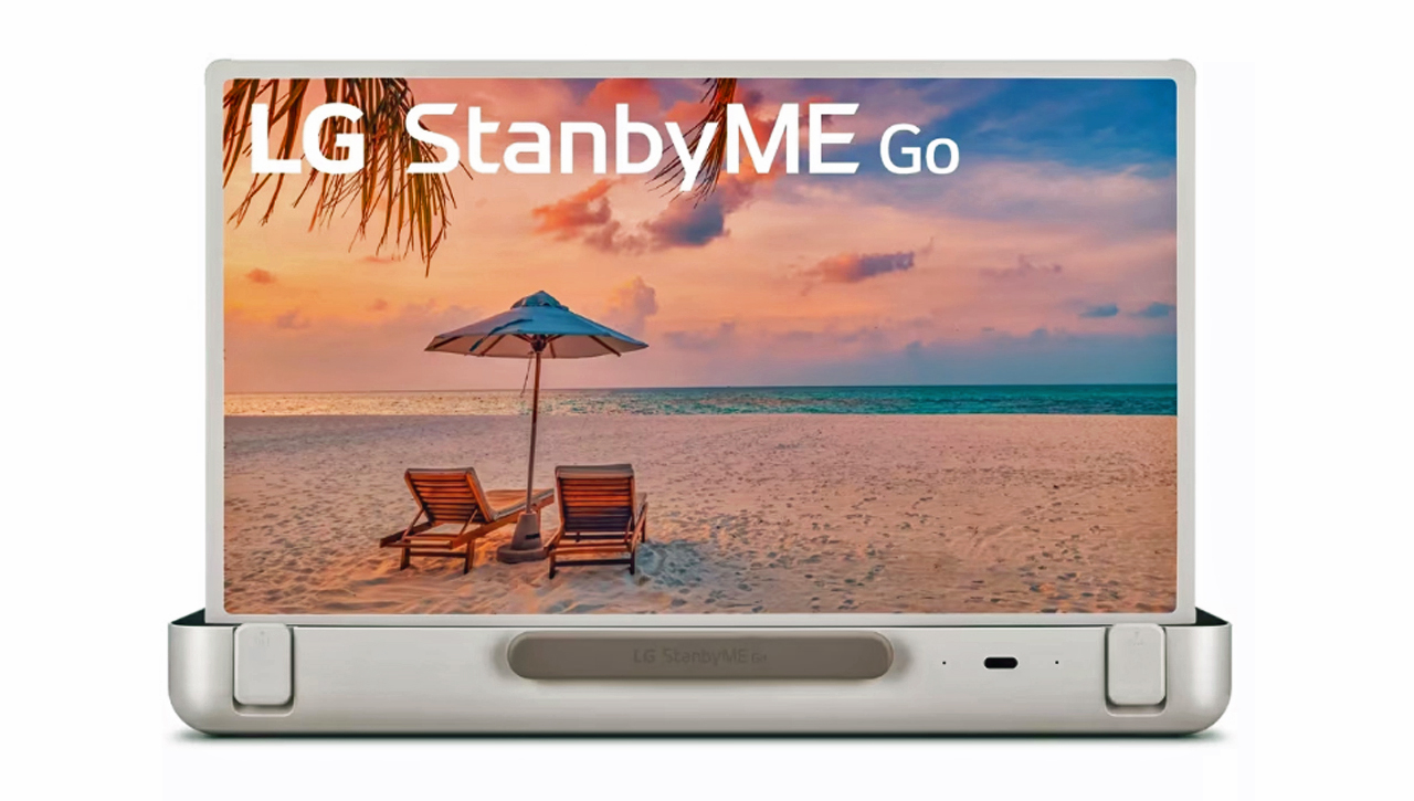 LG StanbyME Go Portable Smart Touch Screen TV Front View