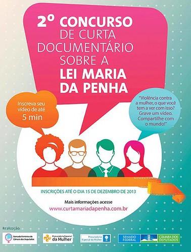 Inscrições para concurso de curtas sobre a Lei Maria da Penha estão abertas  até 15 de dezembro - Alice Portugal - Deputada Federal