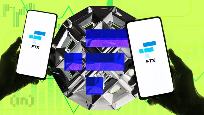 FTX Logo auf Handy