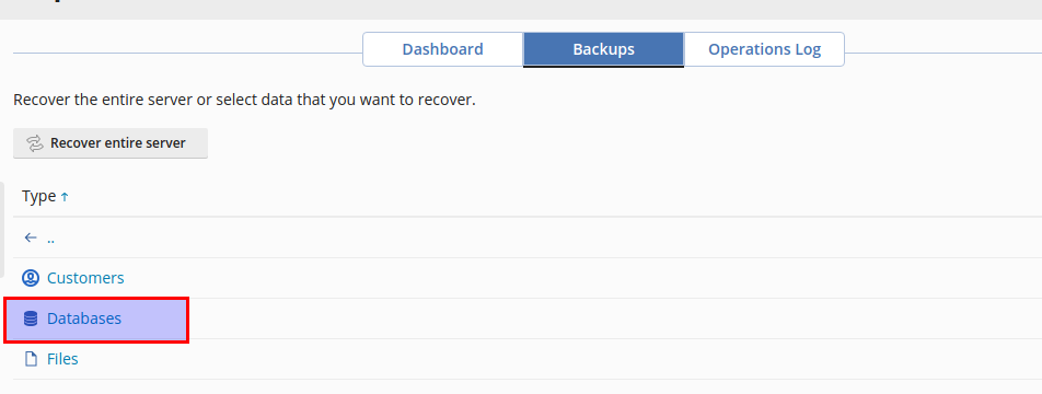 Download and Restore Data in Acronis Backup Module