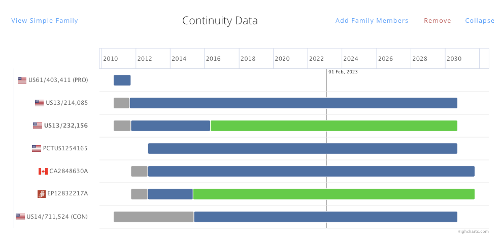 Patent Family Tree Triangle IP